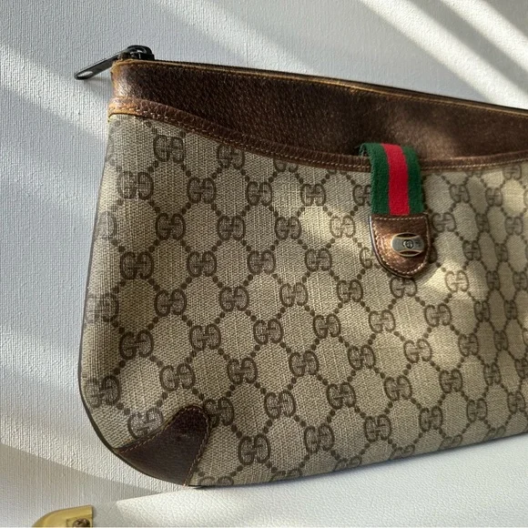 GG supreme vintage clutch bag - Picture 5 of 14
